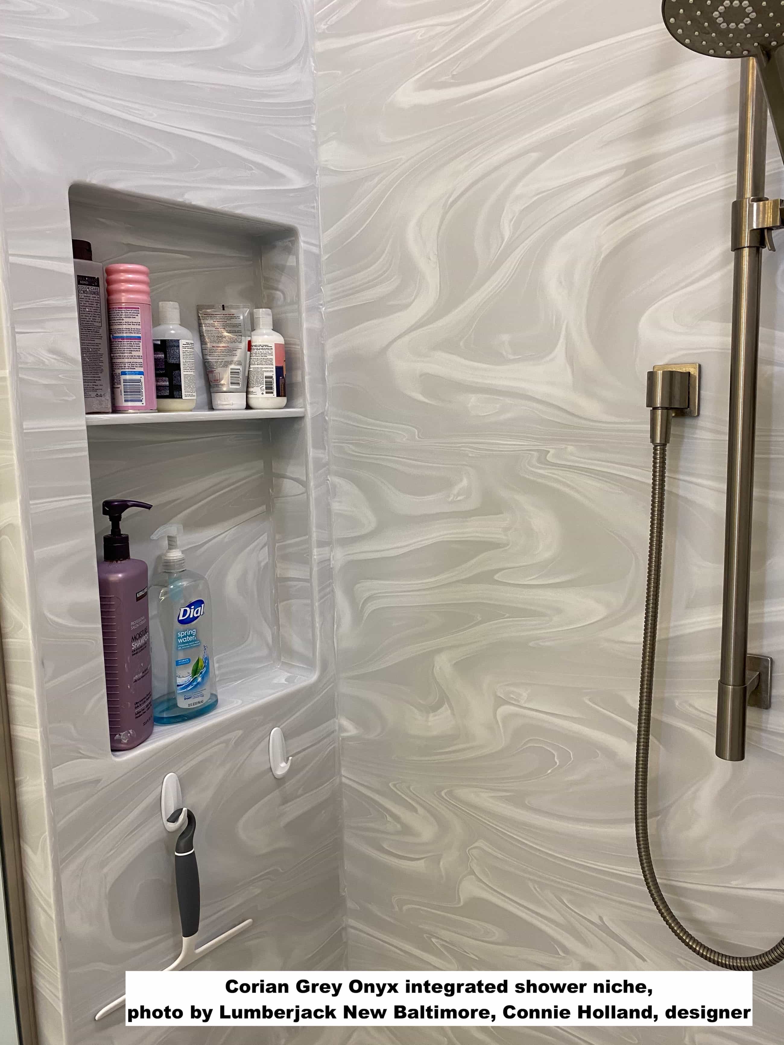 Solid Surface Showers